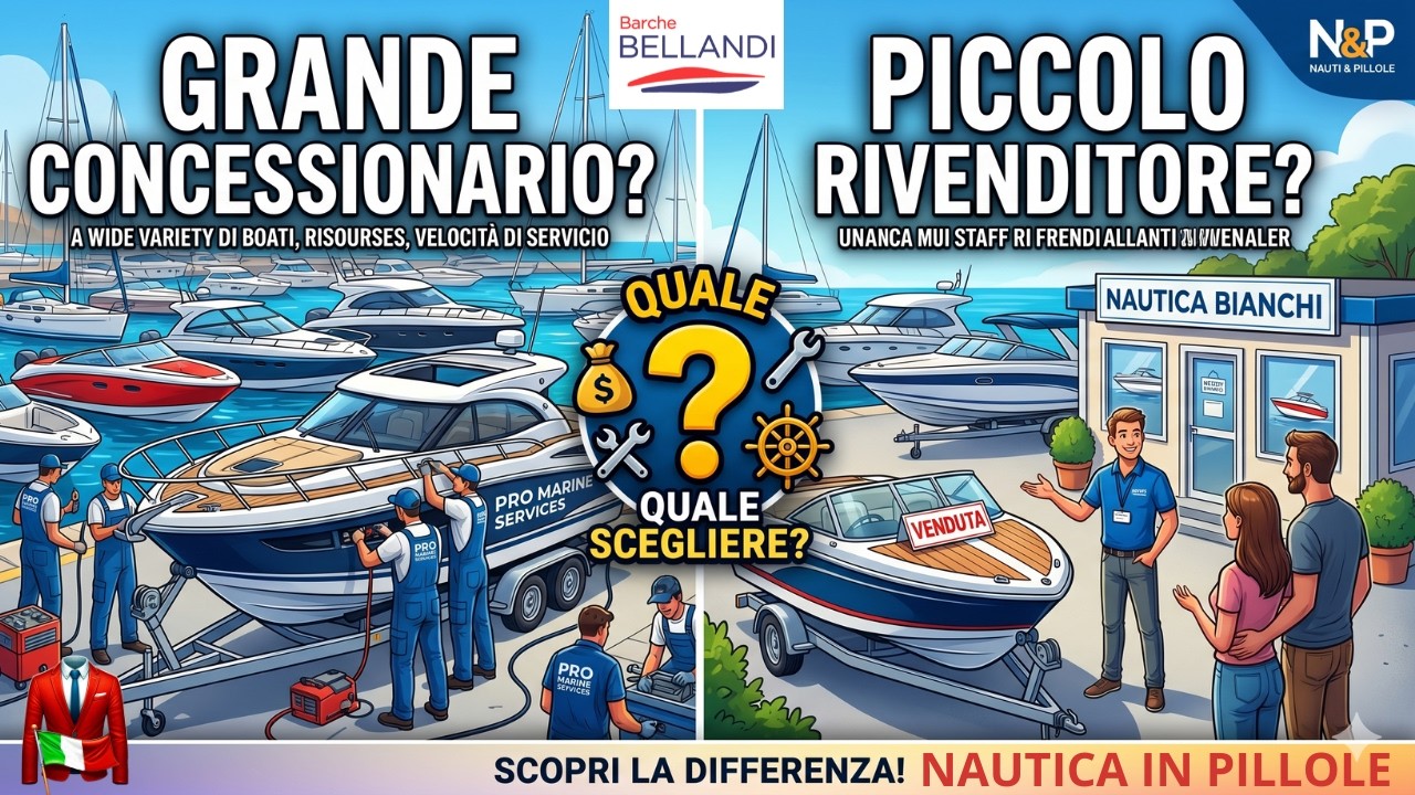 ⁣Concessionario di barche: meglio grande o piccolo? La verità che devi sapere