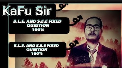 SEE AND BLE EXAM 2079 - Computer science Notes