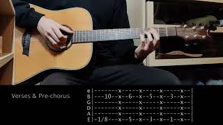 Tutorial TAB, Someone like you - Noah Kahan ft. Joy Oladokun