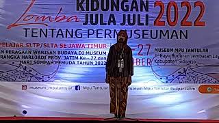Lomba Jula Juli-an 2022:.. peserta membawakan...isi parikan...apik banget...juoss...mantab