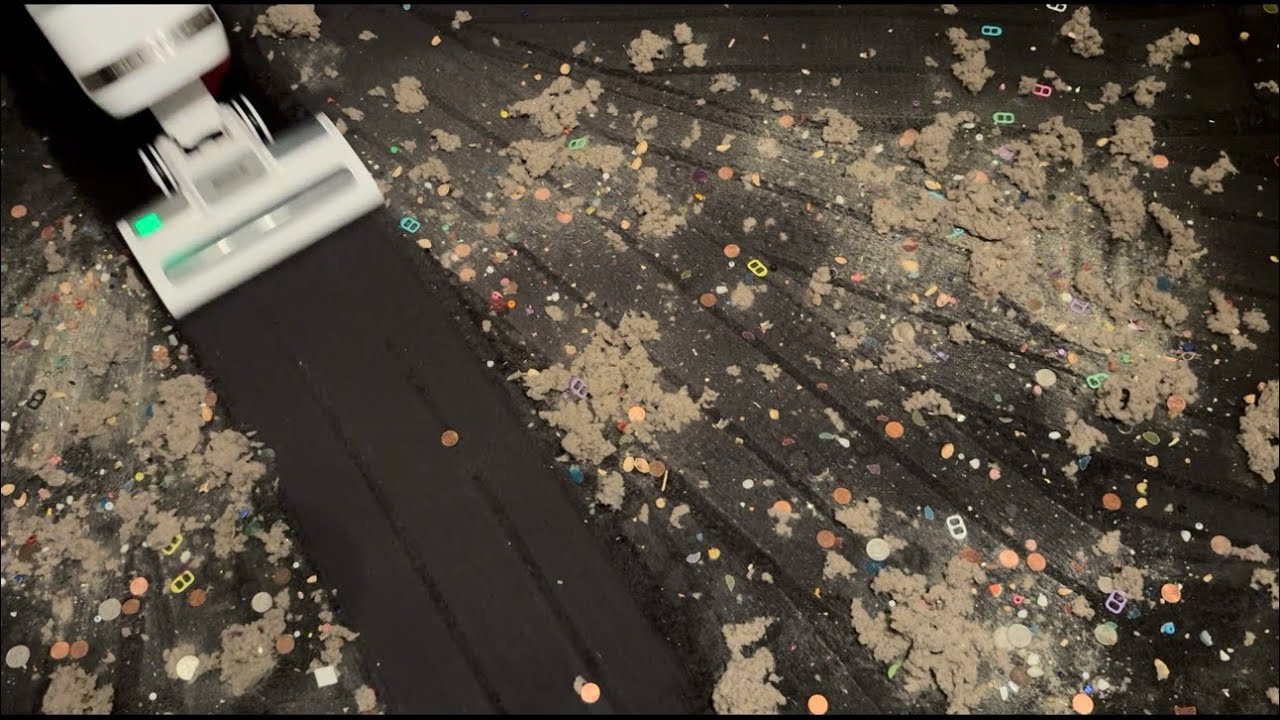 Different POVs, Same Crunch😌| Vacuum ASMR on Black Rug| MeechieVacs🌺