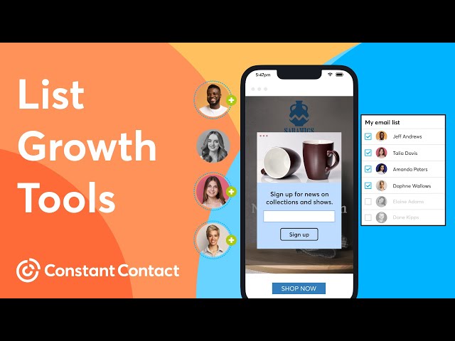 Constant Contact | Features | We Deliver Success | List Growth 22s