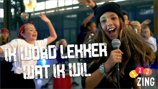 Video thumbnail of "123ZING - Ik Word Lekker Wat Ik Wil (Videoclip Kinderboekenweeklied 2021)"