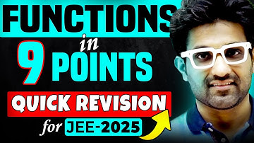 JEE Main - Functions - Quick Revision