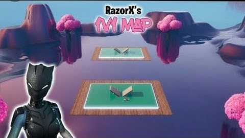 Razorx‘s Black Glass 1v1 Map! + CODE | Fortnite Creative *CHECK DESC* @RazorX