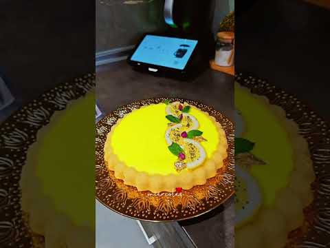 Bizcocho con crema pastelera de limón 🍋