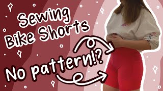 Making Bike Shorts with no pattern? Sewing cycling shorts from scratch