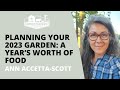 Planning your 2023 garden a years worth of food  ann accettascott of a farm girl in the making