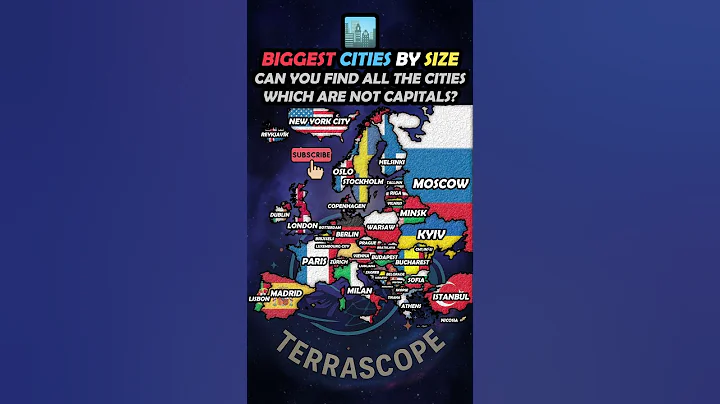 Which is the Biggest City in every Country? | #europe #mapping #usa #map #shorts