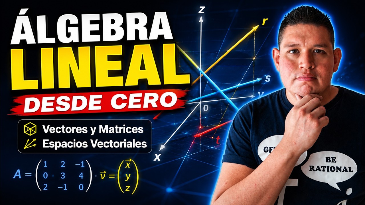 LAMENTABLE Que NO Te ENSE EN Esto En LGEBRA LINEAL Clase Completa Lamentable que no te ense en esto en lgebra lineal clase completa