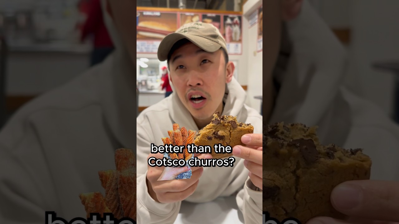 Double Chocolate Chunk Cookie - Costco #costco #chocolatechipcookies #cookies #dessert #foodie