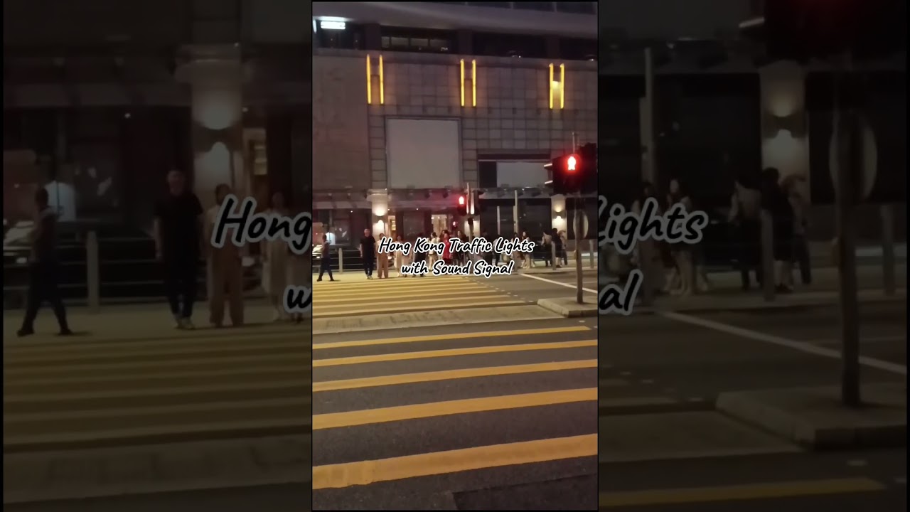 Missing the sound of traffic lights in Hong Kong 