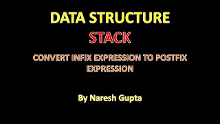 Convert Infix Expression to Postfix Expression | Polish Notation