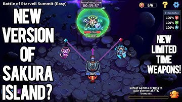 1ST IMPRESSIONS OF *NEW* EXPLORATION (LIMITED) WEAPONS & STARVEIL ISLAND | MY HEROES: DUNGEON RAID