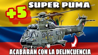 El ejército de ECUADOR se Rearma con 5 helicópteros Súper Puma más!