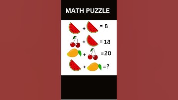 Math Puzzle #shorts #maths #youtubeshorts #mathspuzzle #tricks #math #puzzle #puzzlegame #ilearn