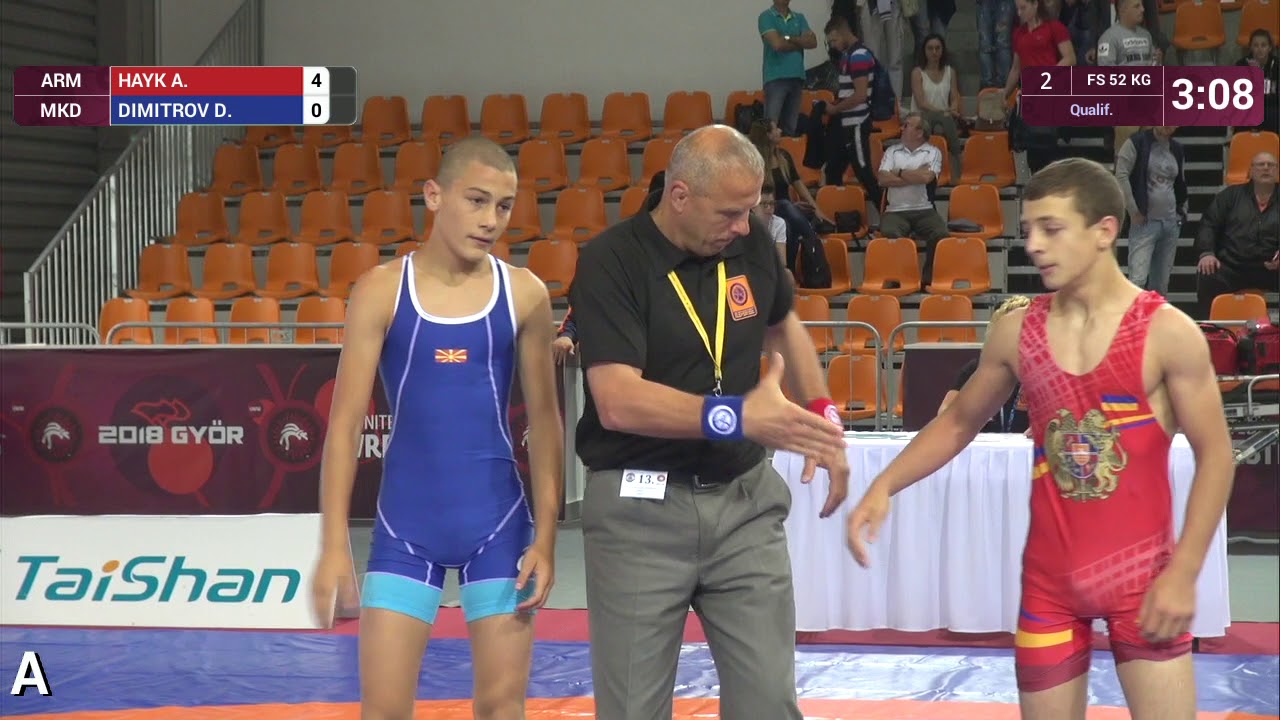 Qual. FS - 52 kg: A. HAYK (ARM) v. D. DIMITROV (MKD)