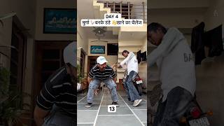 DAy 4 मुर्गा 🐓बनके डंडे 🥢खाने का चैलेंज #attli #shorts #challenge #explore #fyp #goviral