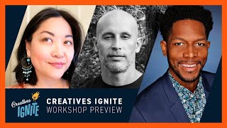 van cooley answering questions about 2021Creatives Ignite workshop series