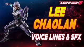 Tekken 8 Lee Chaolan Voice Lines U0026 Efforts  Sfx