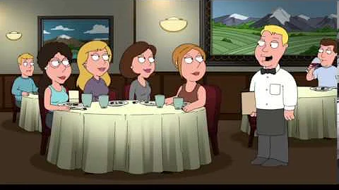 Family guy - a group of women ordering dessert - epic scene