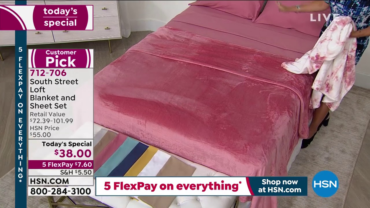 South Street Loft Blanket and Sheet Set YouTube