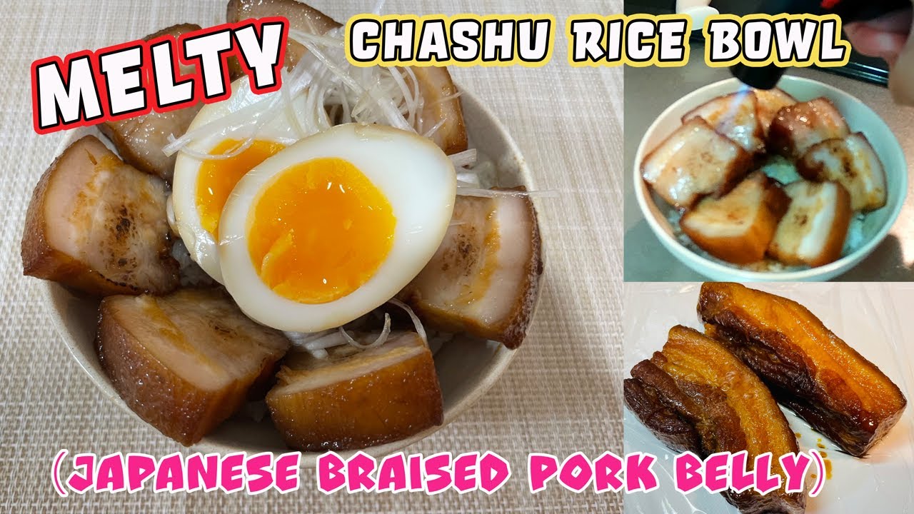 【Melty Chashu Rice Bowl】#46 Japanese Braised Pork Belly Donburi - YouTube