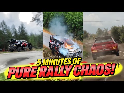 5 Minutes of Pure WRC Rally Chaos You Can’t Look Away!