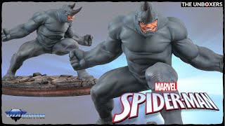 Marvels Rhino Premier Collection Resin Statue By Diamond Select