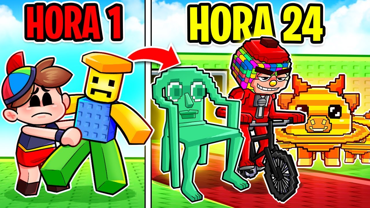 Empecé Desde 0 en Steal a Brainrot por 24 HORAS 😨