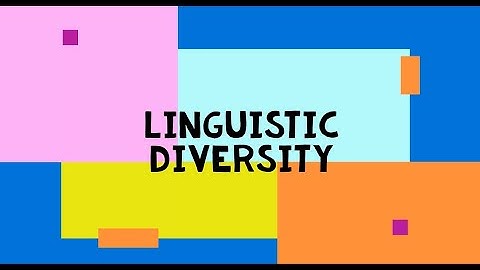 Linguistic Diversity in the Classroom!
