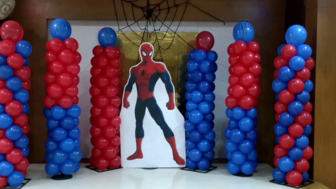  Spiderman  Theme  Birthday  Party  by Birthday  Craft Pune 