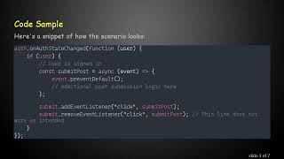 Solving the removeEventListener Issue in Firebase Authentication: A Clear Guide Profile