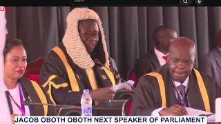 JACOB OBOTH OBOTH FIRST SPEECH AS THE SPEAKER OF PARLIAMENT
