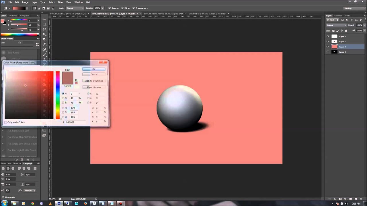 Lighting with Zbrush and PS /// HOW 2 // Create Presentations for your