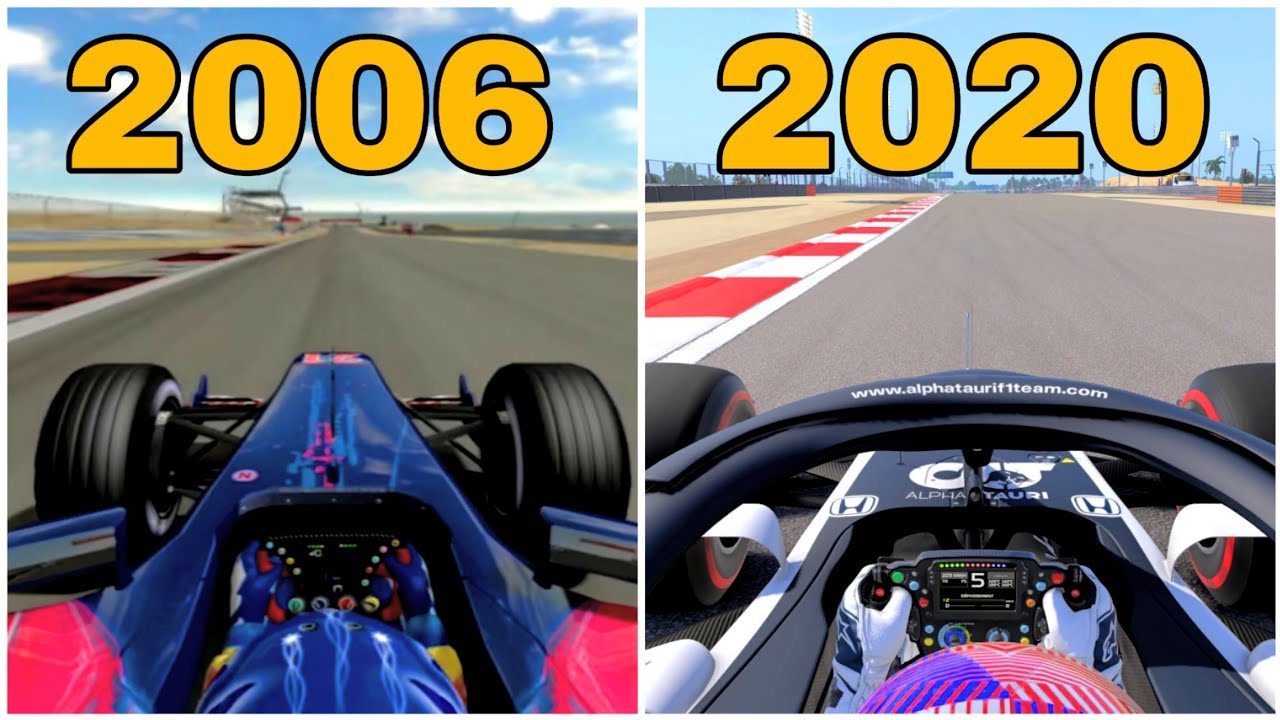 Evolution of Toro Rosso / Alpha Tauri in F1 Games (2006-2020)