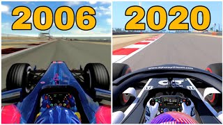 Evolution of Toro Rosso / Alpha Tauri in F1 Games (2006-2020)