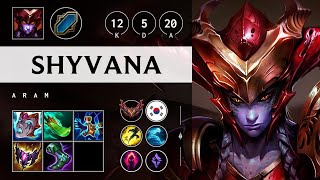 Shyvana ARAM Triple Kill Dominating - KR Grandmaster Patch 14 23