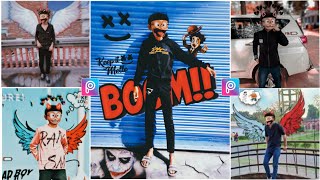 How To Edit Nobita Face On Picsart | Charlie Chaplin Photo Editing | Nobita Face Photo Editing screenshot 1