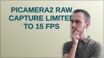 Raspberrypi: Picamera2 raw capture limited to 15 FPS