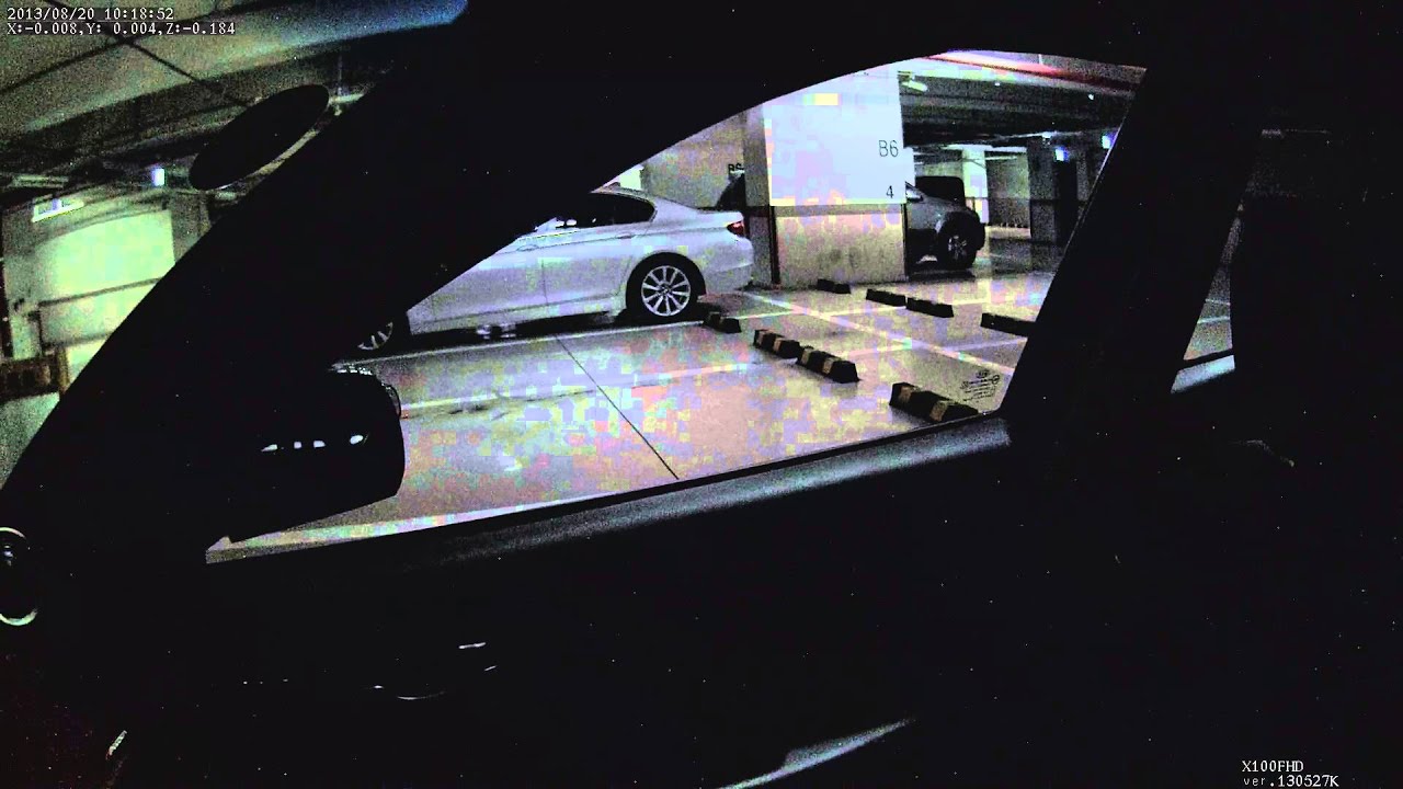 보아빔 우측사이드 내부 블랙박스 영상 X100FHD