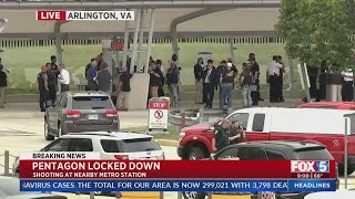 Pentagon On Lockdown After Gunshots Fired Near Metro