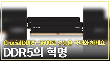 게임성능이 차원이 다르다! 마이크론 Crucial DDR5-5600 메모리 완벽 리뷰