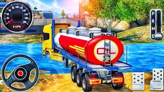 OIL TRUCK REAL TRANSPORT OFFROAD -TRUCK DRIVING GAMES🌟 ANDROID GAME PLAY 3D screenshot 4