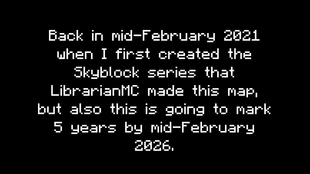 Re visiting my first ever Skyblock 2D map series (5 years later announcement)