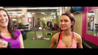Jenny Milkowski & Steph Weighted Lunge Workout (4-3-17)