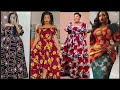 Trs belle tenue africaine de robe longue moyenne 2023 waxpagne african casual dress ankara gown