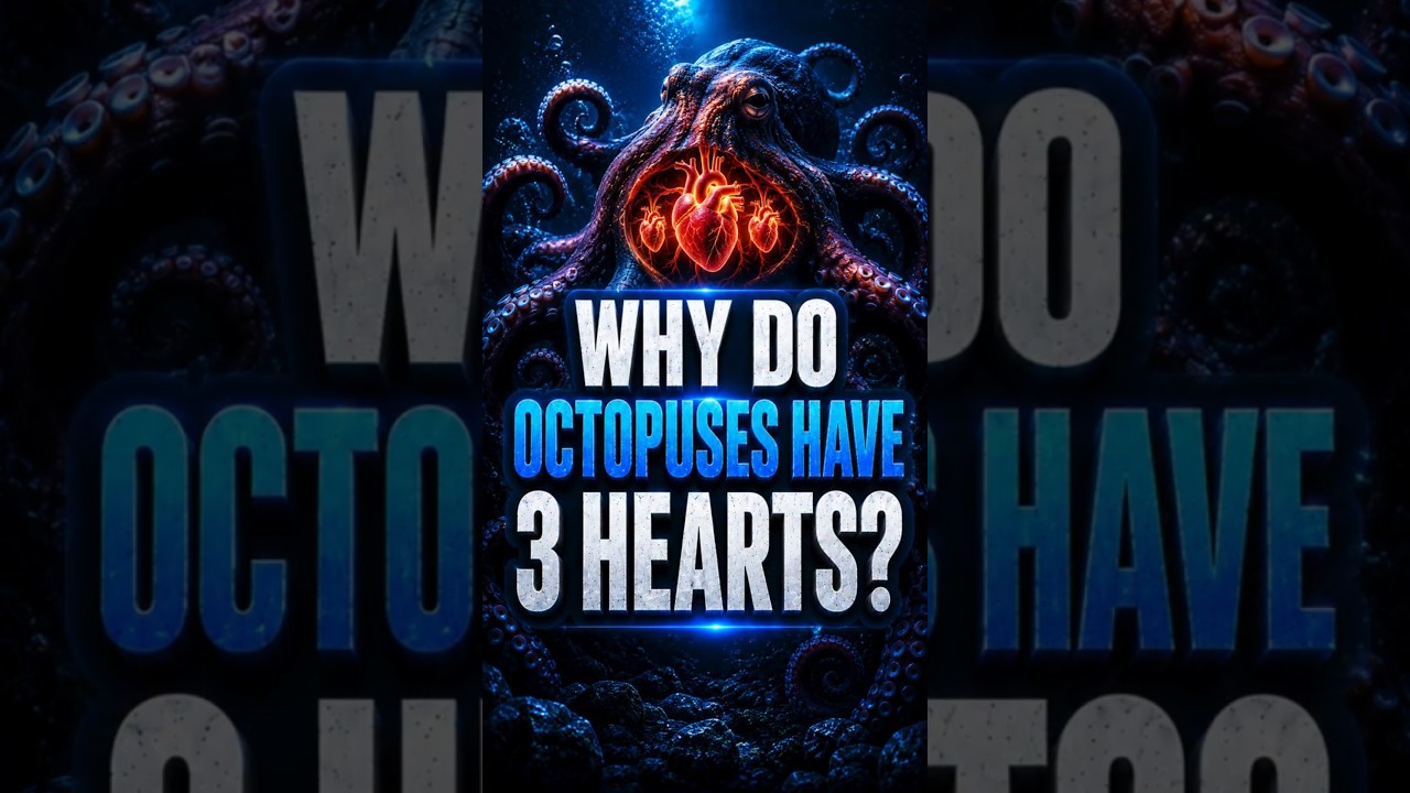 The secret behind the octopus's 3 hearts | How Octopus Hearts Actually Work 🐙