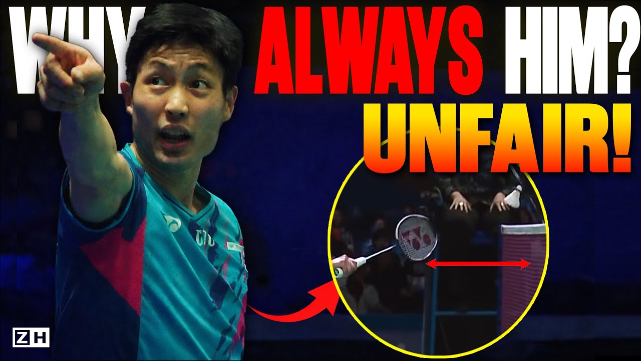 Badminton is UNFAIR to this man. (Chou Tien Chen)