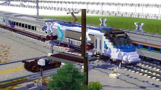 Minecraft Amtrak Acela Express NEC Train Animation